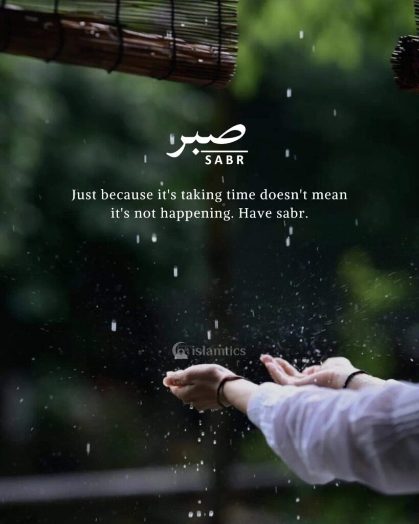 Just because it's taking time doesn't mean it's not happening. Have sabr.