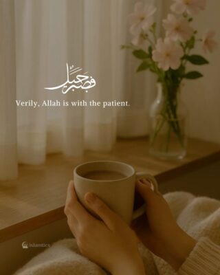 Verily, Allah is with the patient.