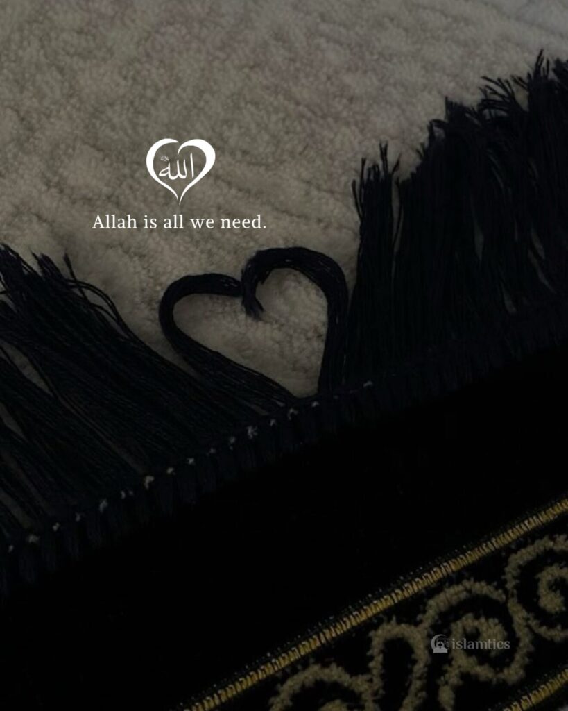 Allah is all we need.