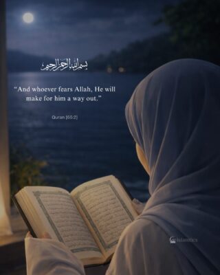 “And whoever fears Allah, He will make for him a way out.”