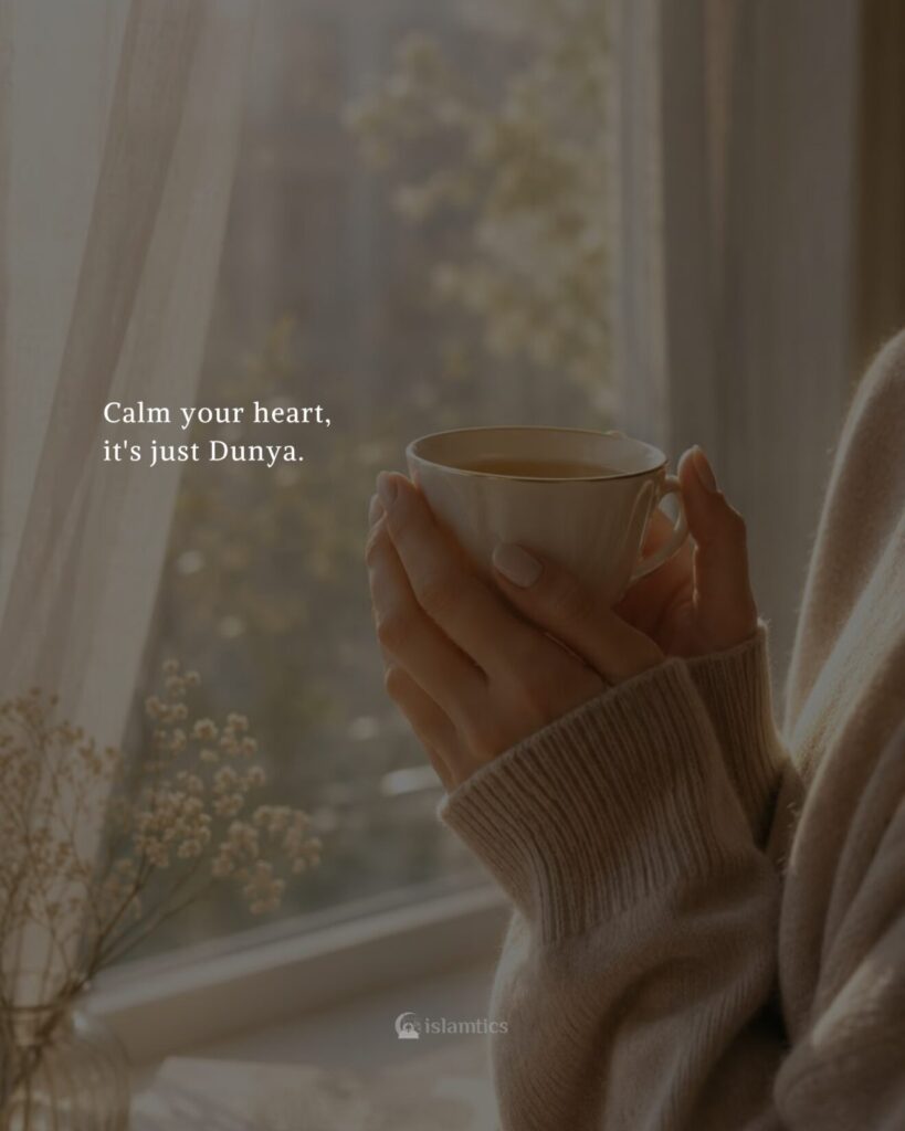 Calm your heart, it's just Dunya.