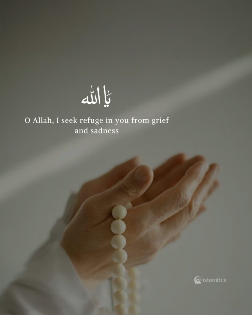 O Allah, I seek refuge in You from grief and sadness